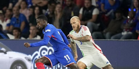 Prancis vs Italia: Awalnya Ganas, kemudian Lemas