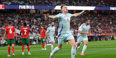 Hasil Portugal vs Skotlandia: Skor 2-1