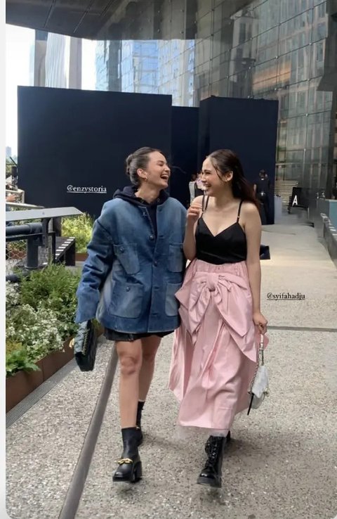 Potret Syifa Hadju dan Enzy Storia Adu Visual di New York, Cantik Kebangetan & Sama-sama Punya Aura Positive Vibes