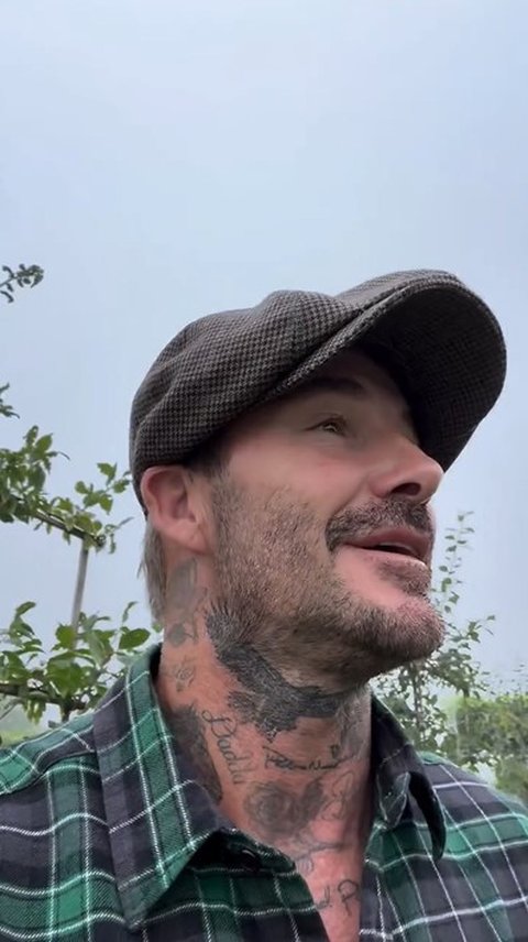 Foto David Beckham Mengelola Peternakan Ayam dan Berkebun, Kehidupan Setelah Pensiun Menjadi Viral di Media Sosial