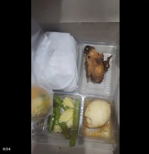 Potret Menu Makan Atlet PON XXI Aceh-Sumut. (Sumber: X/@MafiaWasit)