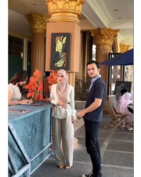 Cut Syifa dan Rizky Nazar di lokasi syuting sinetron My Heart. (sumber: Instagram/about.kyfa_official/rizkynazar20)