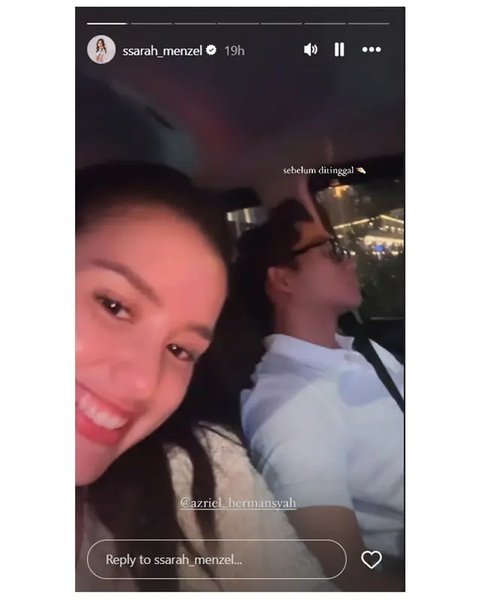 Potret Dinner Sarah Menzel Bareng Keluarga Azriel. (Sumber: Instagram/azriel_hermansyah)