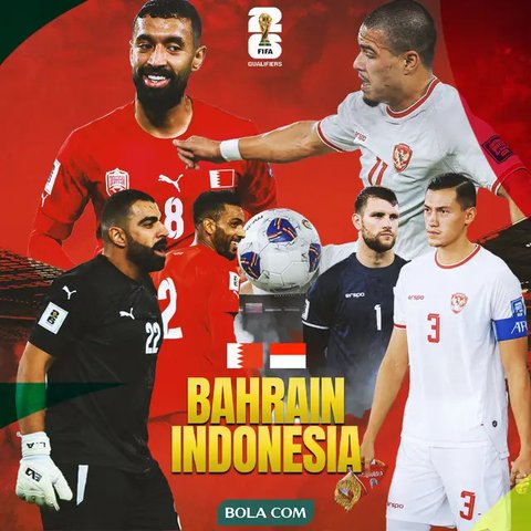 Kualifikasi Piala Dunia 2026 - Bahrain Vs Timnas Indonesia - Abdulla Yusuf Helal Vs Rafael Struick (Bola.com/Adreanus Titus)
