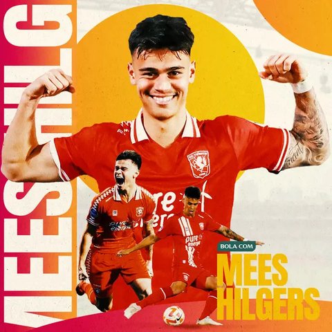 Aksi Mees Hilgers bersama FC Twente. (Instagram/meeshilgerss)