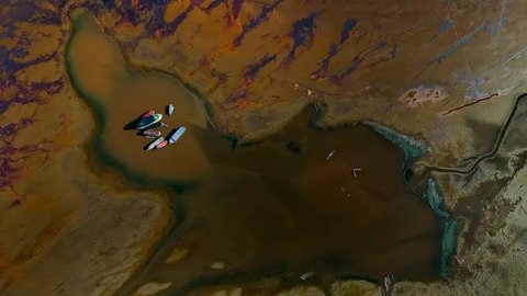 FOTO: Penampakan Danau di Amazonas Brasil Dilanda Kekeringan Parah, Perahu-Perahu Tak Lagi Bisa Berlayar