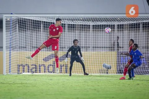 FOTO: Garangnya Pemain Timnas Indonesia U-20 Mengoyak Pertahanan Maladewa Tanpa Ampun sebelum Pesta Gol di Kualifikasi Piala Asia U-20 2025