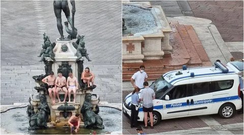 Potret kelakuan turis yang abaikan peraturan tempat wisata. (sumber: Reddit/Nicoloks/SmackedWithARuler)