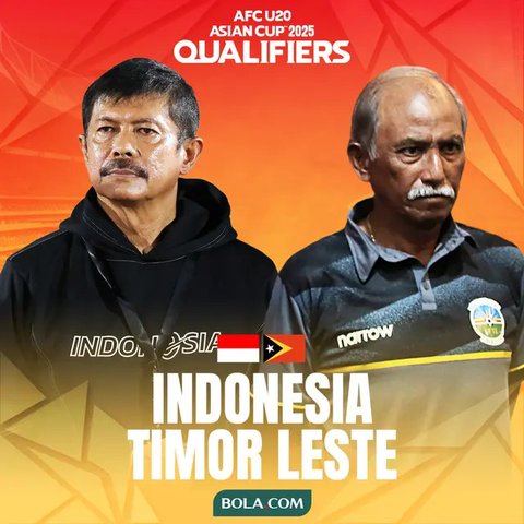 Kualifikasi Piala Asia U20 - Timnas Indonesia Vs Timor Leste - Duel Pemain (Bola.com/Adreanus Titus)