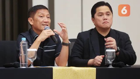 Konferensi pers PT LIB  terkait laga Persib Vs Persija di Liga 1 2024/2025, Jumat (27/9/2024). (Bola.com/Hery Kurniawan)