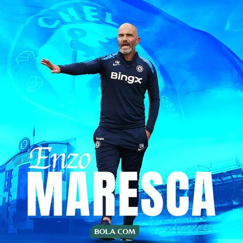 Striker Chelsea, Nicolas Jackson saat menghadapi Everton pada laga pekan ke-33 Premier League 2023/2024 di Stamford Bridge, London, Senin (15/4/2024). (AFP/Glyn Kirk)