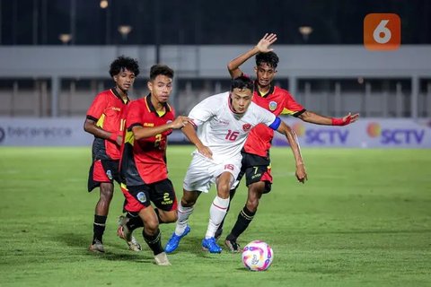 FOTO: Momen Timnas Indonesia U-20 Tundukkan Timor Leste 3-1 di Kualifikasi Piala Asia U-20 2025