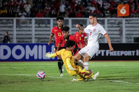 FOTO: Momen Timnas Indonesia U-20 Tundukkan Timor Leste 3-1 di Kualifikasi Piala Asia U-20 2025