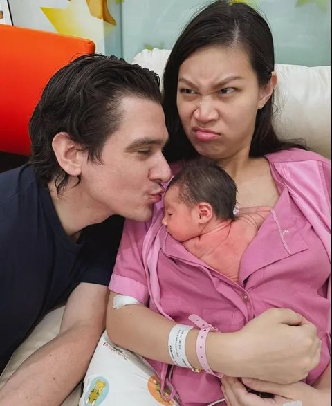 Patricia Gouw melahirkan anak pertama berjenis kelamin perempuan. (Dok. Instagram @patriciagouw).