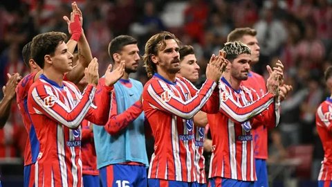 FOTO: Duel Keras Derby Madrid Berakhir Imbang, Atletico Diselamatkan oleh Gol Telat Angel Correa