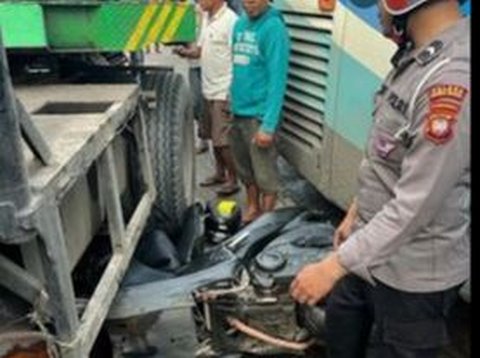 Aksi Heroik Bripda Novandro, Polisi yang Relakan Motornya Dilindas Bus Demi Selamatkan Banyak Nyawa