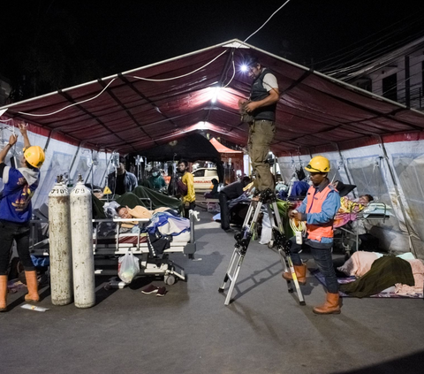 Pengecekan Gedung RSUD Sumedang Belum Rampung Usai Gempa, Ratusan Pasien Ditempatkan di Tenda Darurat
