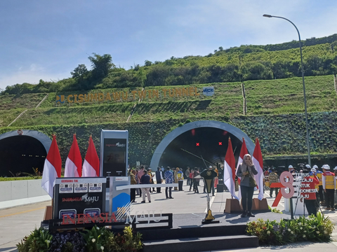Dampak Gempa Sumedang, Terowongan Tol Cisumdawu Retak