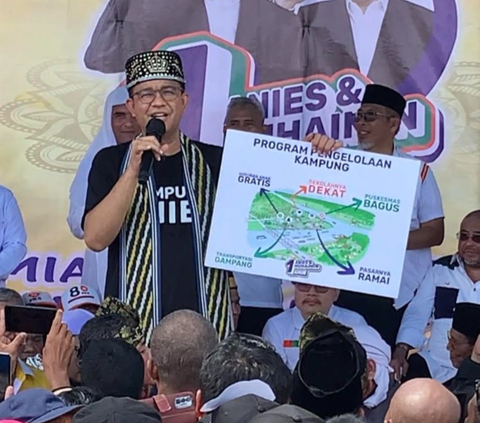 Kampanye di Pontianak, Anies Resmikan &lsquo;Kampung Anies&rsquo; & Bakal Dijadikan Percontohan