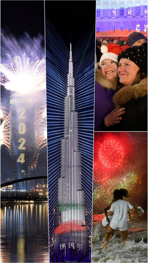 FOTO: 15 Negara dengan Perayaan Pesta Malam Tahun Baru 2024 Terheboh di Dunia