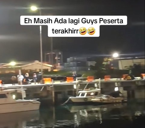 Viral Detik-Detik Penumpang Kapal Hampir Telat, Warganet Ikut Deg-Degan