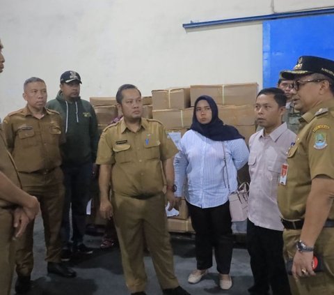 Gudang KPU Kota Bekasi Digenangi Air, Logistik Pemilu Masih Aman