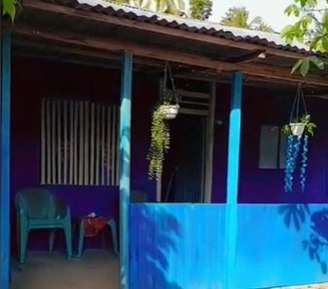 This Blue Lover's Wooden House Will Amaze You, You Won't Believe What's Inside...