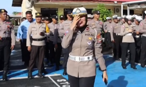 Istri Ku Komandan Ku, Momen para Istri Polwan Punya Pangkat Lebih Tinggi dari Suami Polisi