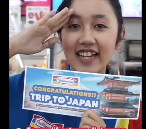 Vania Kasir Indomaret Viral yang Jago Bahasa Jepang  Dapat Hadiah Trip ke Jepang, Impian Terkabul