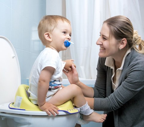 Get the Little One Used to Using a Stool When Using the Sitting Toilet