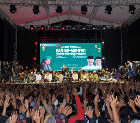 Puluhan Ulama dan Ribuan Warga Pekalongan Doakan Ganjar-Mahfud Menang Pilpres 2024