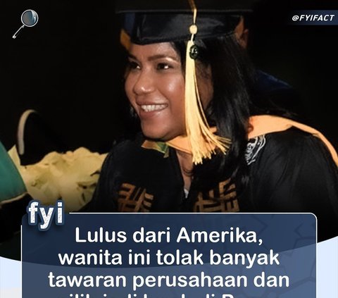 Lulusan Amerika, Wanita Cerdas ini Tolak Tawaran Kerja Banyak Perusahaan Asing, Pilih jadi Lurah di Papua