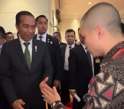 Jadi Sorotan Paspampres, Aksi Content Creator Cellos Ajak Presiden Jokowi Selebrasi ‘Siuuu’ Ala Ronaldo Ini Viral