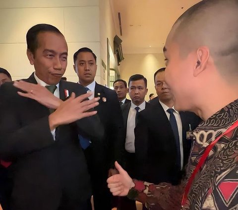 Jadi Sorotan Paspampres, Aksi Content Creator Cellos Ajak Presiden Jokowi Selebrasi ‘Siuuu’ Ala Ronaldo Ini Viral