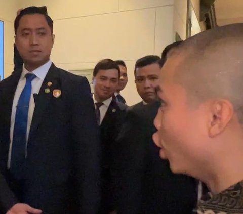 Jadi Sorotan Paspampres, Aksi Content Creator Cellos Ajak Presiden Jokowi Selebrasi ‘Siuuu’ Ala Ronaldo Ini Viral