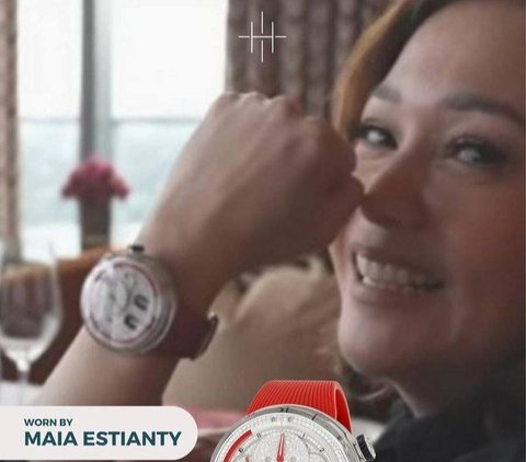A Series of Celebrities Caught Wearing Luxury Watches, Including Anggun C Sasmi with a Price of Rp17 Billion
