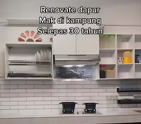 11 Potret Renovasi Dapur Ibu yang Sudah Terkesan Jadul dan Kumuh, Kini Jadi Terlihat Lebih Mewah