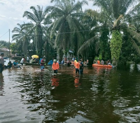75 TPS di Rokan Hilir Terendam Banjir