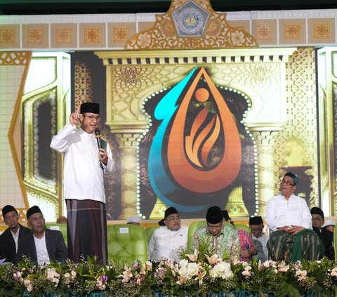 Hadiri Haul KH M Bishri Syansuri, Anies Janji Lanjutkan Perjuangan untuk Indonesia