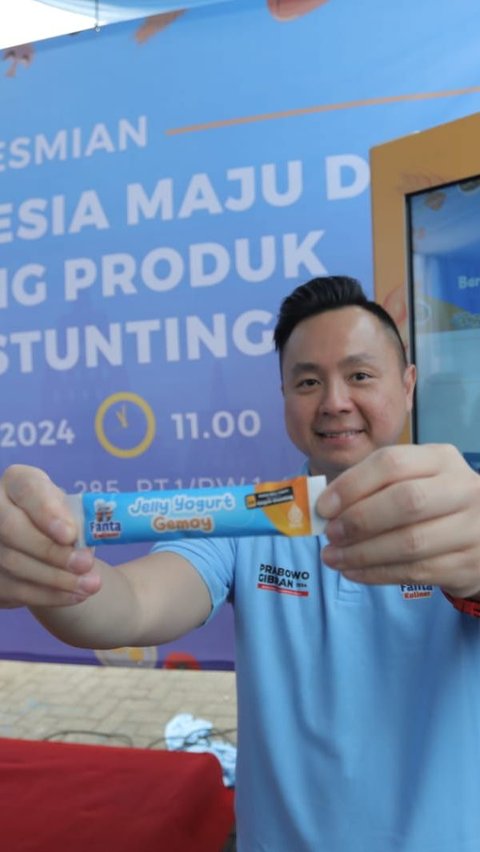 Menurut Arief, peresmian Dapur Indonesia Maju dan peluncuran produk pencegah stunting ini merupakan bentuk nyata dari program Prabowo Subianto-Gibran Rakabuming Raka.