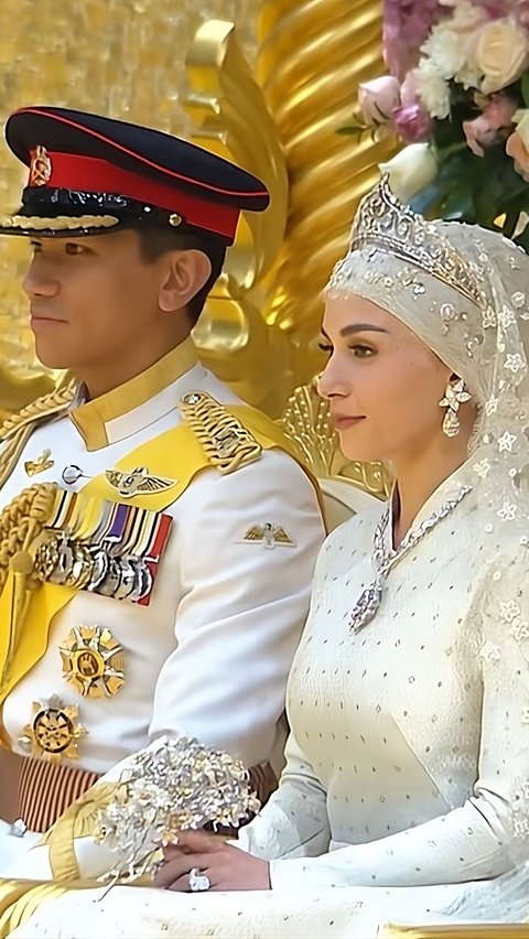 Potret Resepsi Pernikahan Pangeran Abdul Mateen dan Anisha Rosnah
