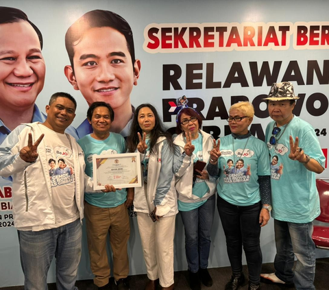 Relawan Benteng Jokowi Deklarasi Dukung Prabowo-Gibran Satu Putaran