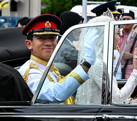 FOTO: Melihat Puncak Pernikahan Pangeran Mateen-Anisha Rosnah Bertabur Kemewahan di Bandar Seri Begawan, Brunei Darussalam