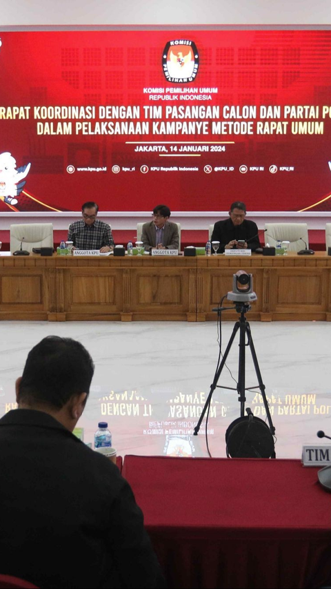 FOTO: Rapat Koordinasi KPU RI Mempersiapkan Kampanye Pemilu 2024 dengan Metode Rapat Umum