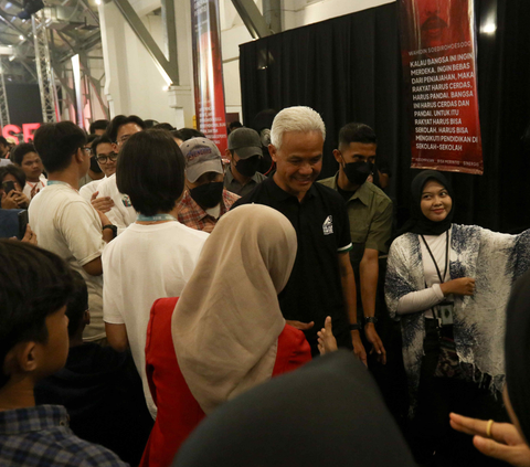 FOTO: Penuhi Undangan Diskusi Generasi Perintis, Ganjar Pranowo Sampaikan Gagasan Membakar Semangat Anak Muda