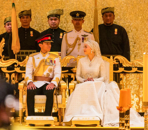 Foto Gemas Pangeran Mateen dan Anisha Rosnah Sudah Berteman Sejak Kecil, Kini jadi Suami Istri 'Definisi Jodoh dari Dini'