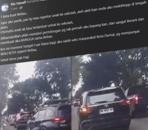 Pengguna Facebook riohanafi belum lama ini membagikan video pengalamannya saat hendak mengantar anaknya ke sekolah.<br>