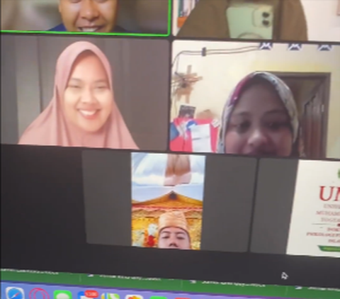 Sebuah video yang memperlihatkan seseorang tengah mengikuti kelas online, viral di media sosial. Bagaimana tidak, ada satu mahasiswa yang berhasil menarik perhatian. <br>