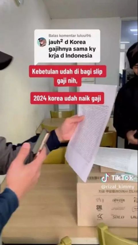 Indonesian Citizen Shows Salary Slip as a Worker in Korea, Mocked for Having Different Currency from Indonesian Minimum Wage