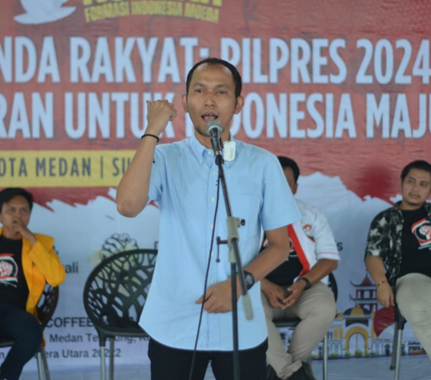 FOTO: Kopi Darat Formasi Indonesia Moeda untuk Kemenangan Prabowo-Gibran di Medan